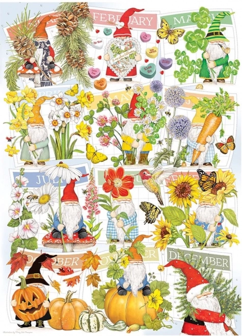 Cobble Hill puzzel Vrolijk leven van de dwergen 1000 stukjes