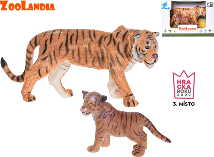 Zoolandia tigre con cucciolo statuine 7–15 cm