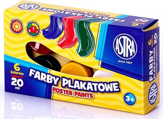 Astra Tempera Paints 6 x 20 ml