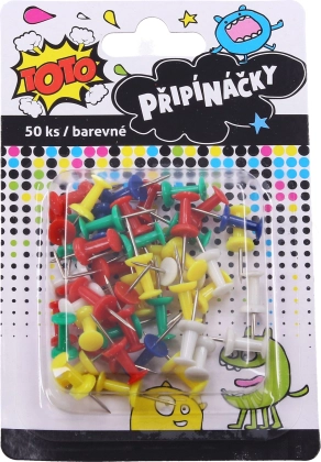 Colorful Push Pins 50 pcs