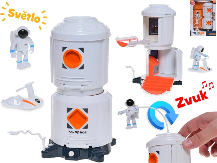 Vesmírna stanica so svetlami a zvukmi, priemer 20 cm