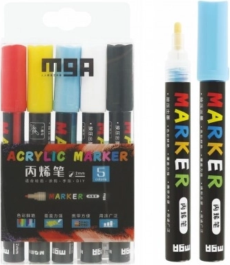 Akril alapú jelölők, melyek világítanak a sötétben