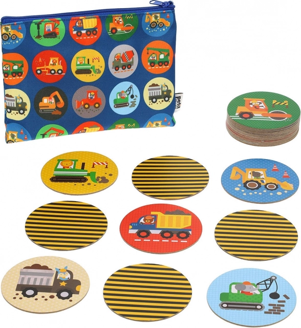 Petit Collage Pexeso Construction Machines