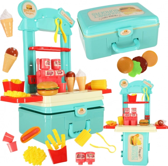 Kids’ Kitchen with Suitcase and Accessories