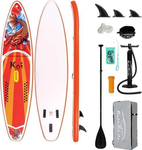 Paddleboard gonfiabile Funwater Feath-R Lite Koi 350 × 83 × 15 cm