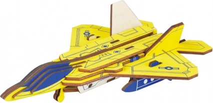 Puzzle 3D in legno modello F22 Raptor