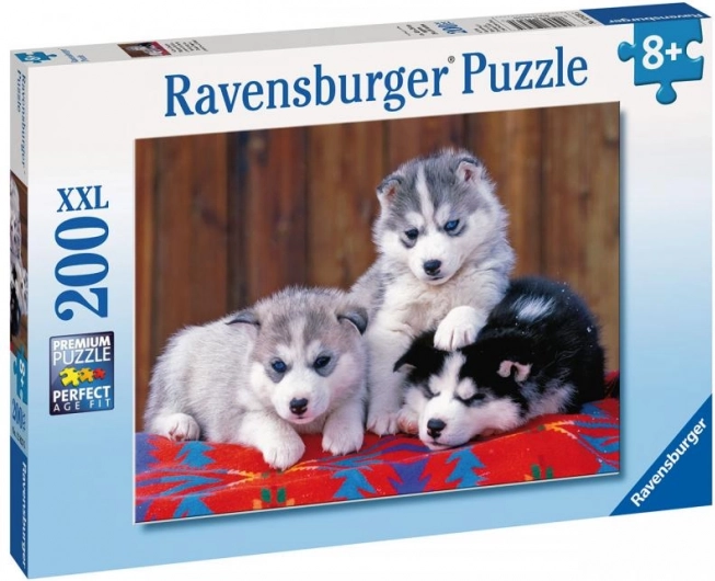 Ravensburger Puzzle Husky Puppies 200 Pieces