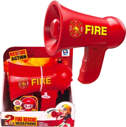 Gyermek tűzoltó megafon
