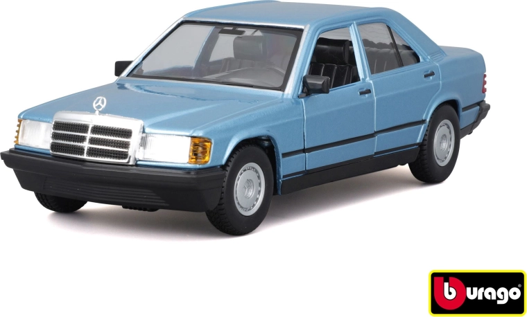 Die-cast car model 1:24 MERCEDES-BENZ 190 E – Diamond Blue