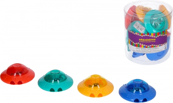 Temperamatite rotondo a due fori con serbatoio