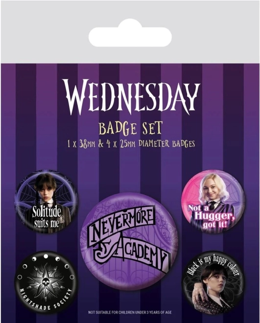 Wednesday Badge Set