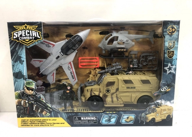 Grande ensemble militaire chasseur et technique de combat