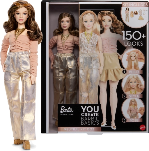 Barbie Signature You Create – bambola premium personalizzabile con accessori, set neutro