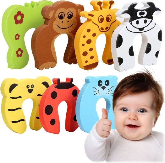 Fermaporte in schiuma RICOKIDS – set di 7 animaletti