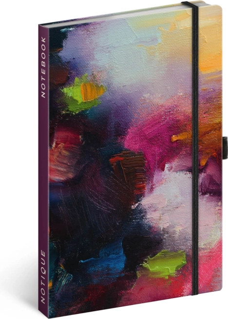 Notique notebook with pink painting