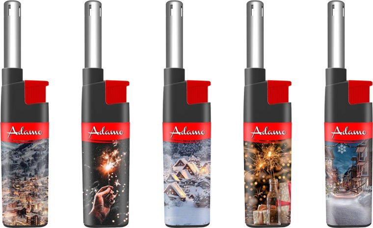 Briquet à gaz FireLight Adamo Winter Time – édition hivernale (25 pcs)