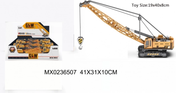 modello di gru in metallo 1:55