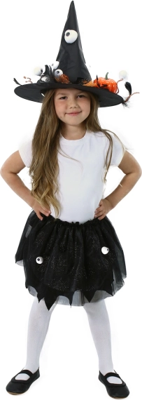 Costume da strega infantile con tutu