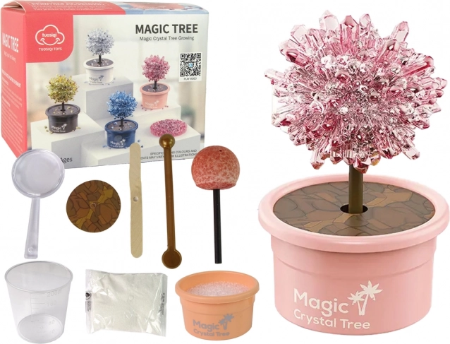 Magic Tree Crystal Growing Experiments Pink