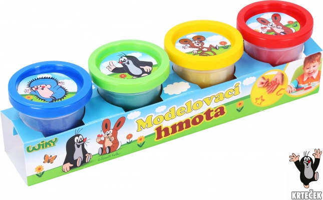 Modelína Doh Krtek 4x50 g