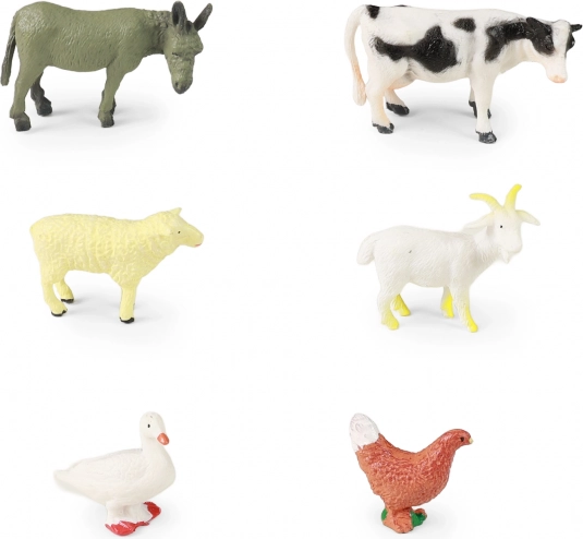 set di animali domestici 6 pz – figurine in gomma