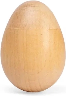 Bigjigs Toys wooden musical egg – natural