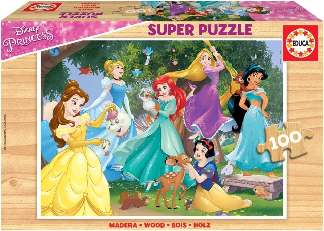 Wooden puzzle DISNEY Princesses 100 pieces EDUCA