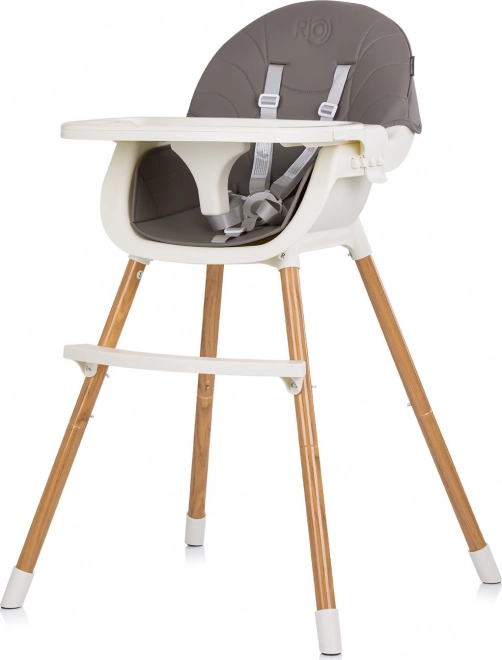 2-in-1 High Chair Rio – Graphite