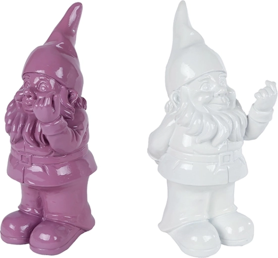 Porcelán persely törpe – kerámia dekoráció és aprópénztartó