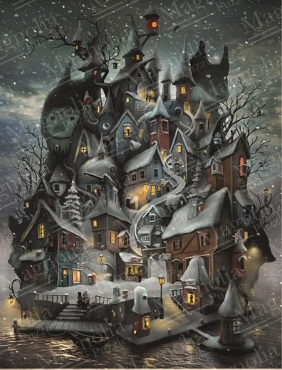 Puzzel Magnolia eiland Willoville 1000 stukjes