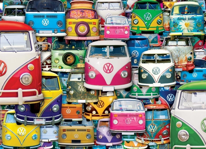 Puzzel Volkswagen Bus Funky Jam 1000 stukjes