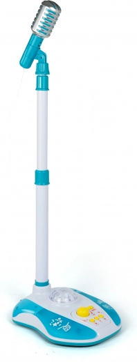 Microphone pour enfants avec pied, Bluetooth et effets lumineux