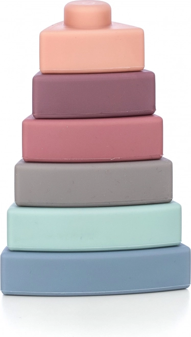 Torre impilabile in silicone a triangoli FREE2PLAY