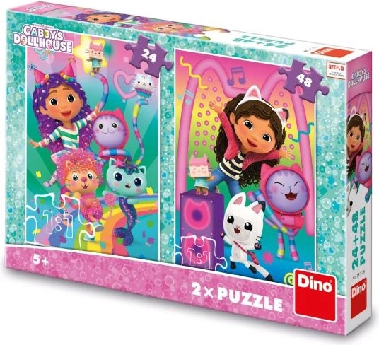 Kids' Puzzle Disco Party 24+48 Pieces
