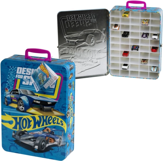 Metal case for 50 HOT WHEELS cars