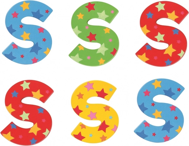 Bigjigs Toys Lettera in Legno Stella S