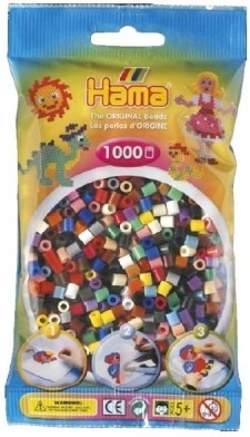 Iron-on Beads Hama MIDI – color mix 1000 pcs