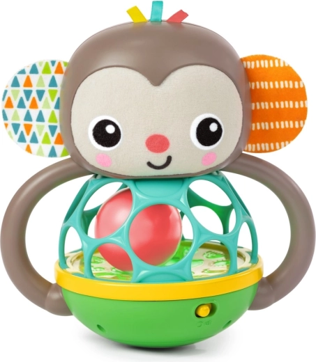 Multisensory Toy OBALL Grab & Giggle Monkey for Babies from 6 Months