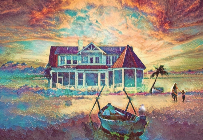 Puzzle ANATOLIAN Palm Islet 500 pieces