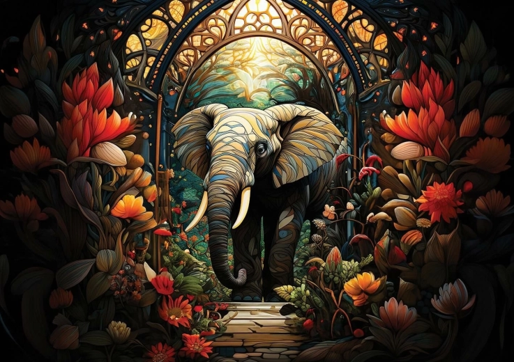 Sestavljanka Varuhinja cvetov 1000 kosov ART PUZZLE