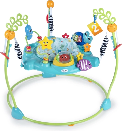 Saltarello e centro attività 2 in 1 Curiosity Cove di BABY EINSTEIN, 6–12 mesi
