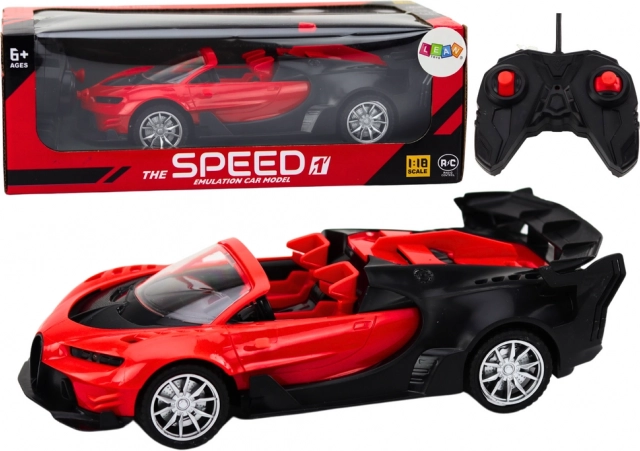 Auto sportivo telecomandato 1:18 Rosso
