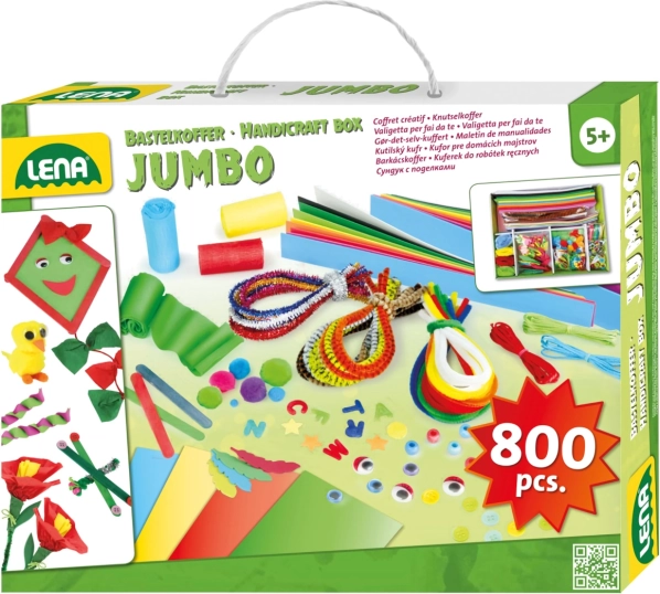 Lena Valigia Creativa Jumbo verde per bambini