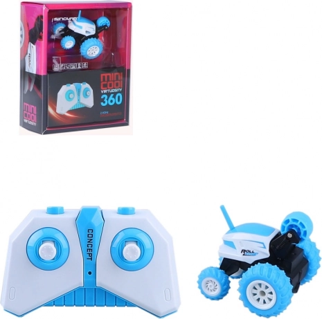 Auto RC acrobatico mini blu