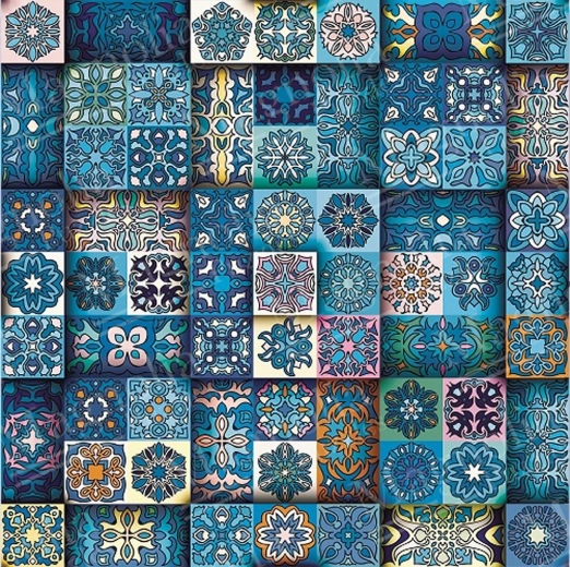 Retro Pattern Puzzle 1023 Pieces MAGNOLIA