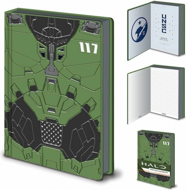 Premium črtast blok A5 HALO