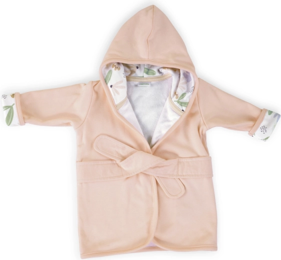 Baby terry bathrobe with hood Clean & Cuddly Posy by Ingenuity