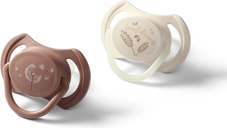 Silicone Symmetrical Pacifiers 18m+, 2 pcs BABYONO