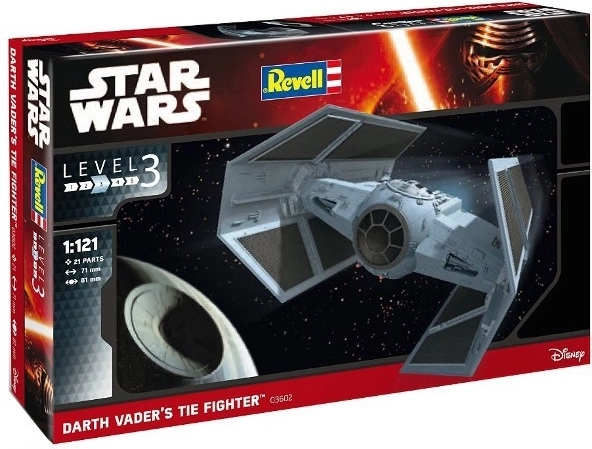 Stavebnica modelu TIE Fightera Dartha Vadera 1:121 – REVELL STAR WARS