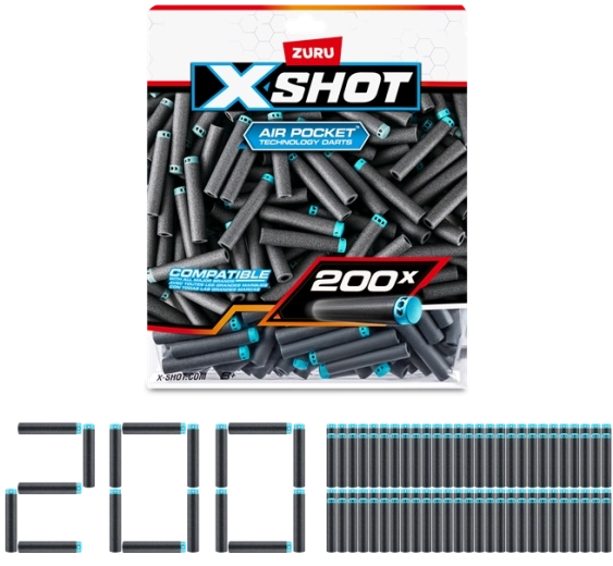 ZURU X-SHOT set od 200 zamjenskih strijelica